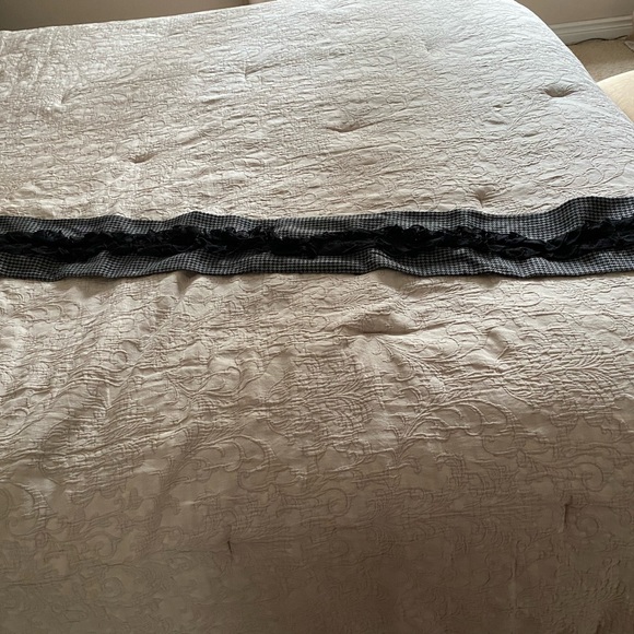 Ladies Vintage Houndstooth Scarf - Picture 2 of 3